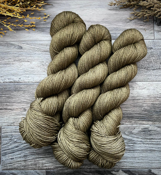 Faded Leaves Yak Sock