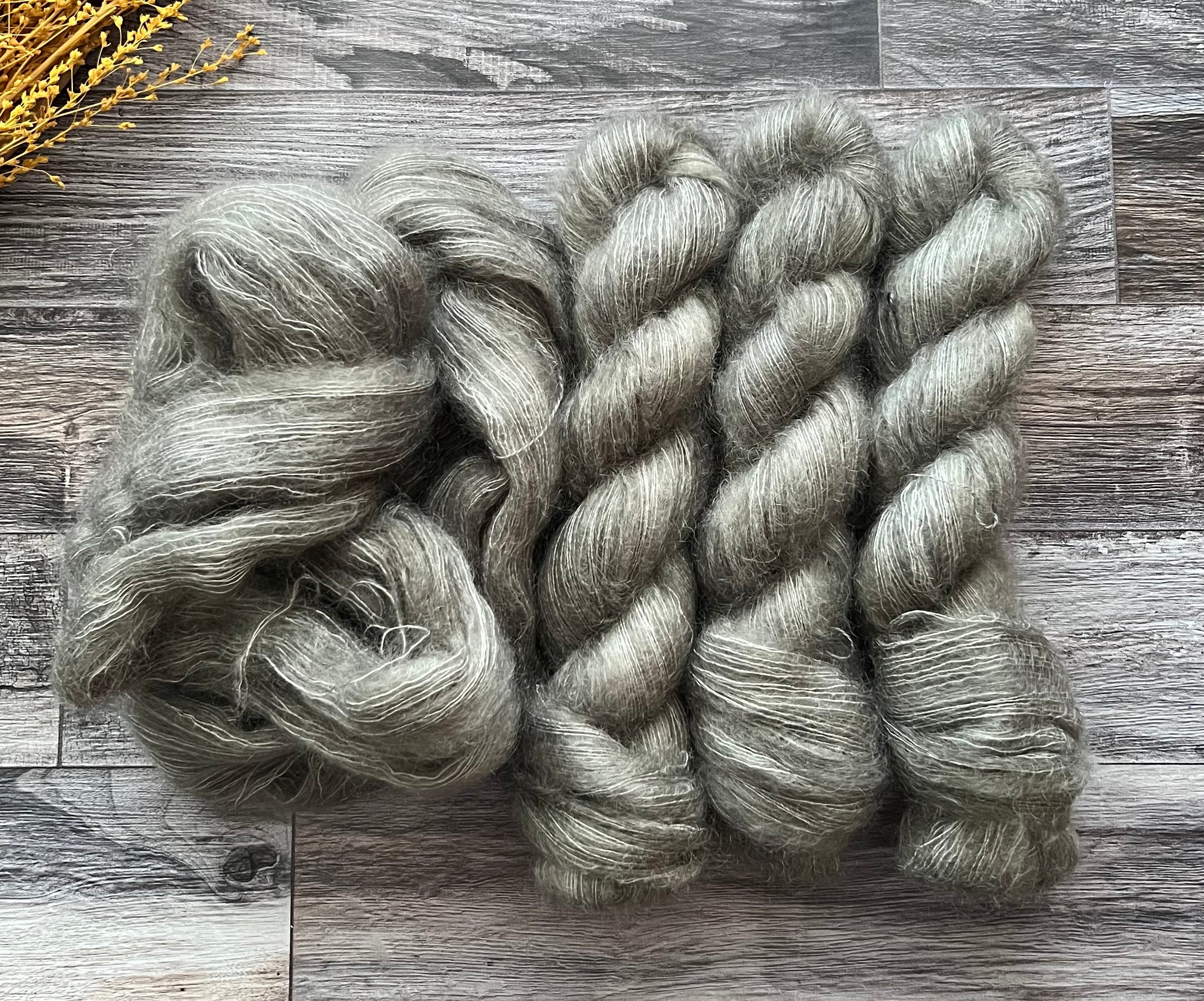 Smoke Mohair Lace