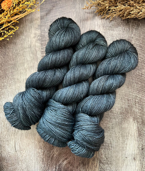 A Bitter Blue Single Yak Merino