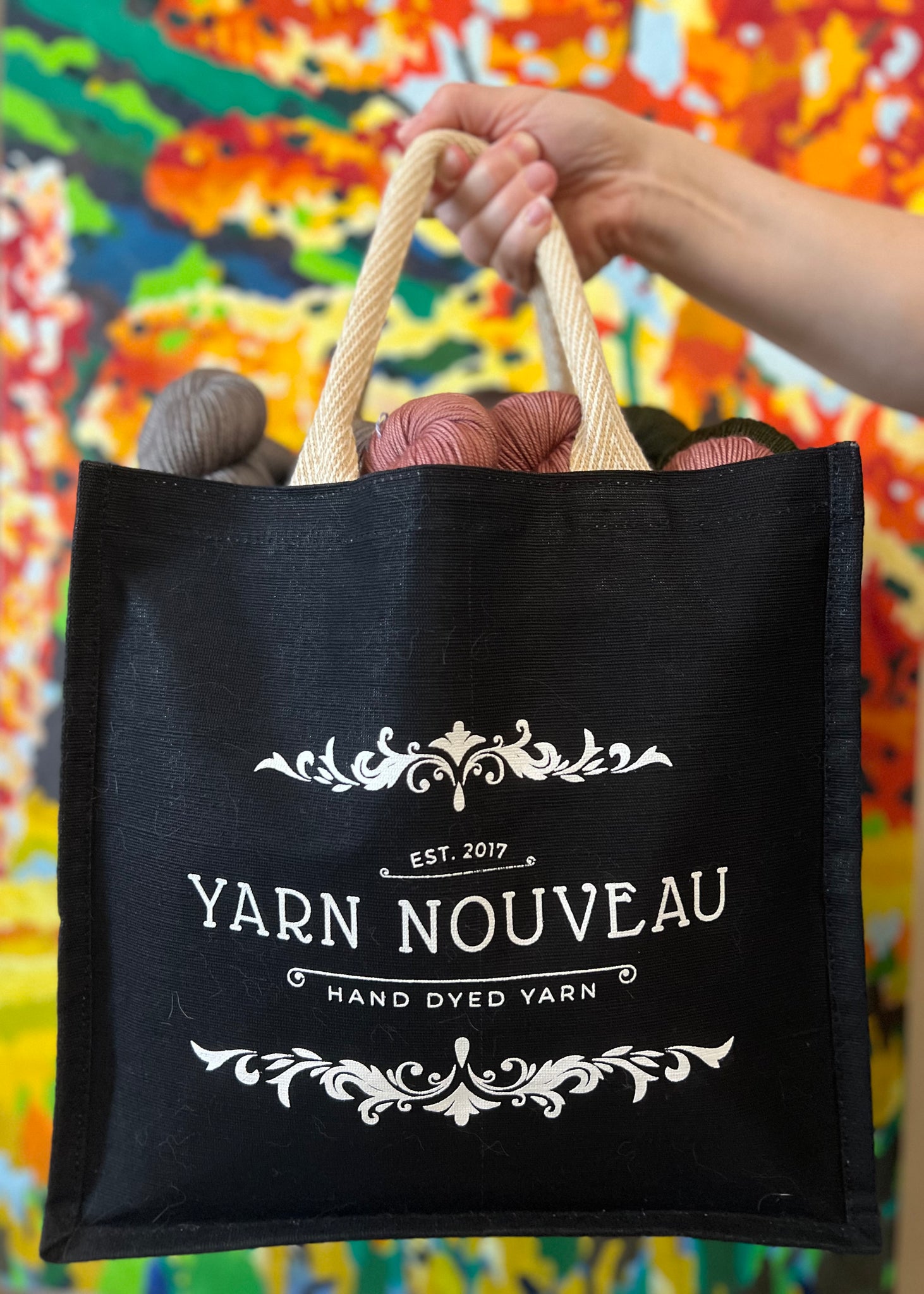 Yarn Nouveau Tote Bag