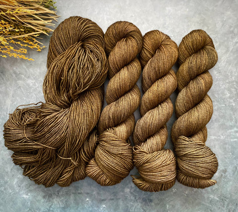 Smoky Hazel Yak Sock