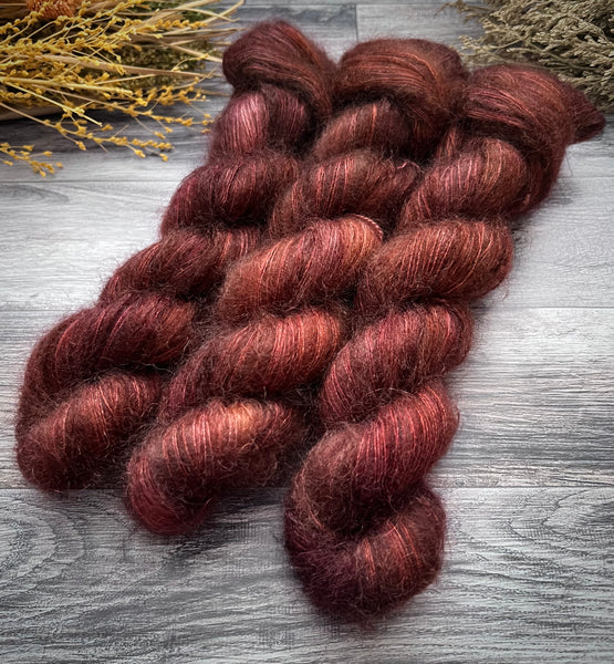 Black Coral Mohair Lace