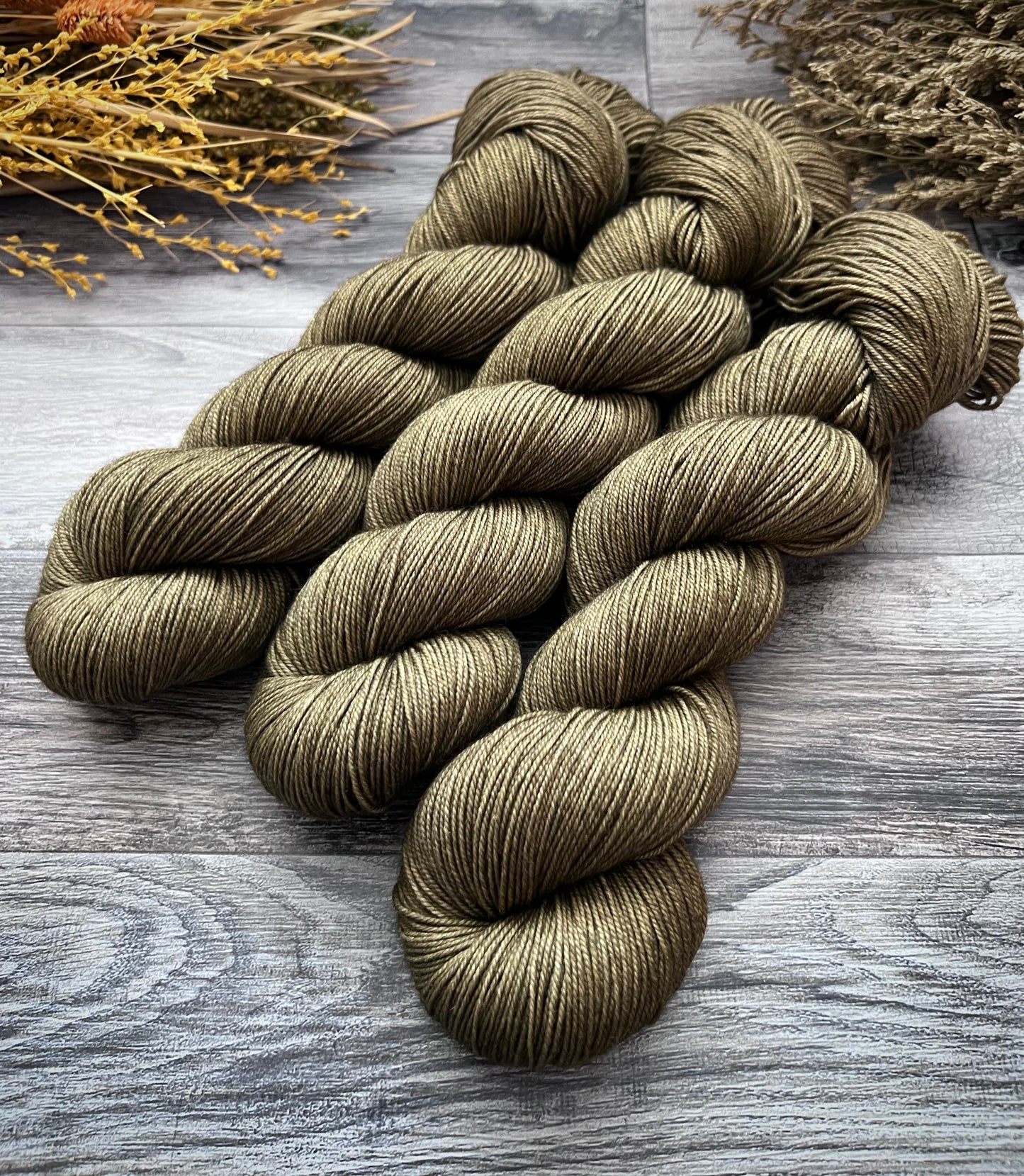 Faded Leaves Yak Sock